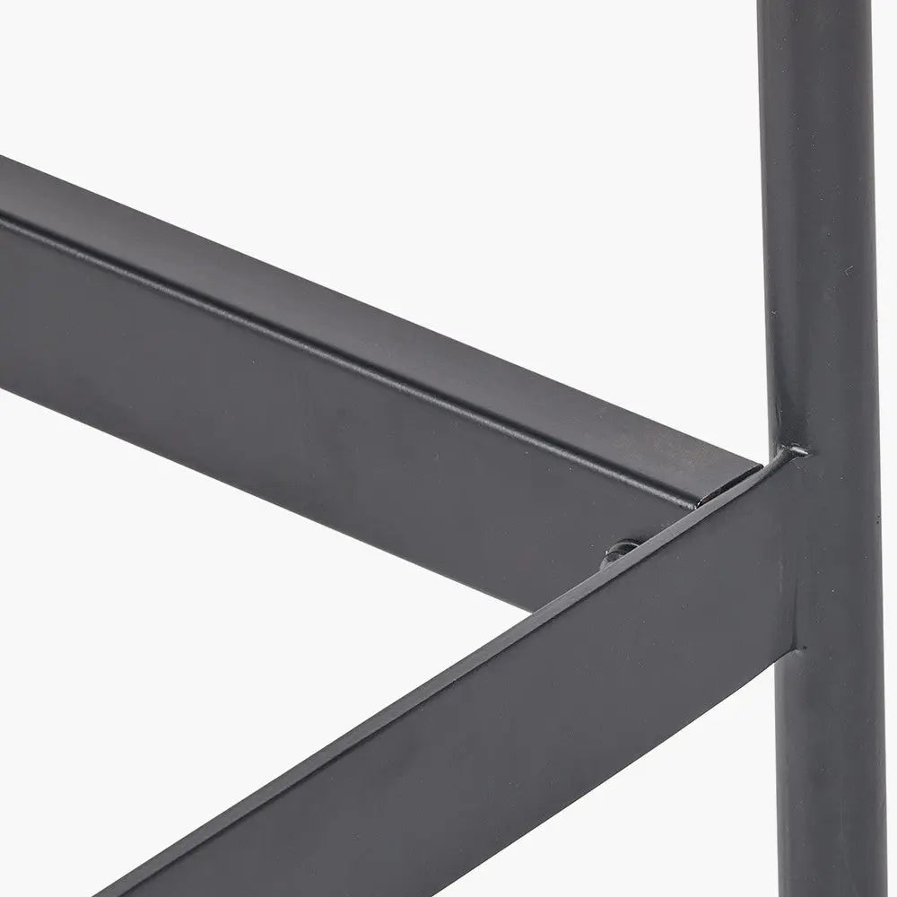 Hailee Black and Natural Chevron 2 Drawer Console Table - Pacific Lifestyle  Nicholas John Interiors