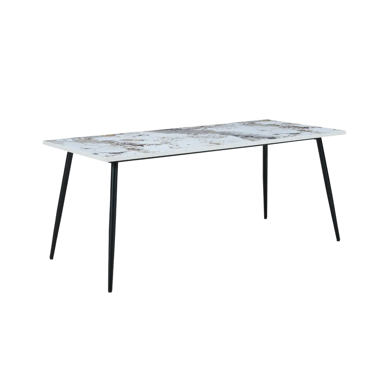 Horizon Large Marble Effect Dining Table – Pandora Finish by Twenty10 Design  Nicholas John Interiors