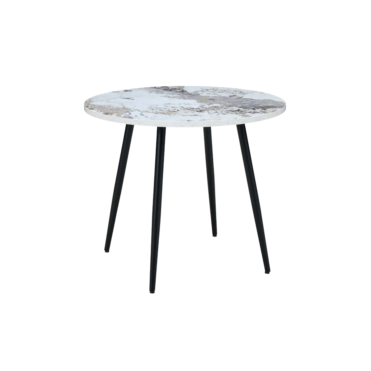 Twenty10 Design Horizon Round Dining Table Marble Effect in Pandora Marble Effect  Nicholas John Interiors