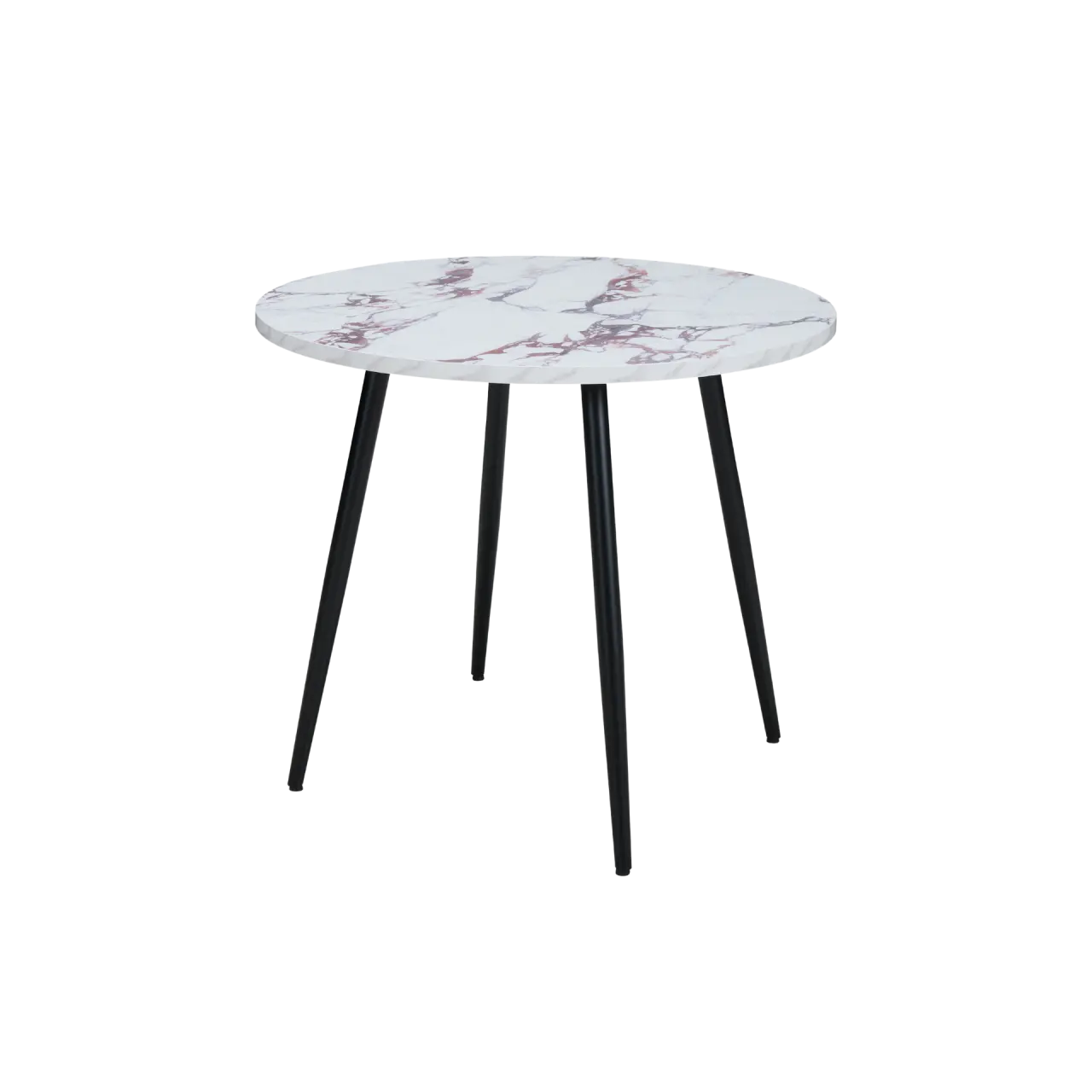 Horizon Round Marble Effect Dining Table in Violetta Finish by Twenty10 Design  Nicholas John Interiors
