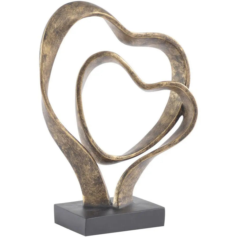 Intertwined Heart Sculpture