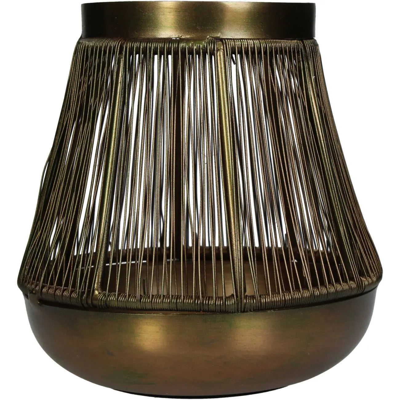 Iver Candle Holder Iron Bronze 13.5cm Nicholas John Interiors