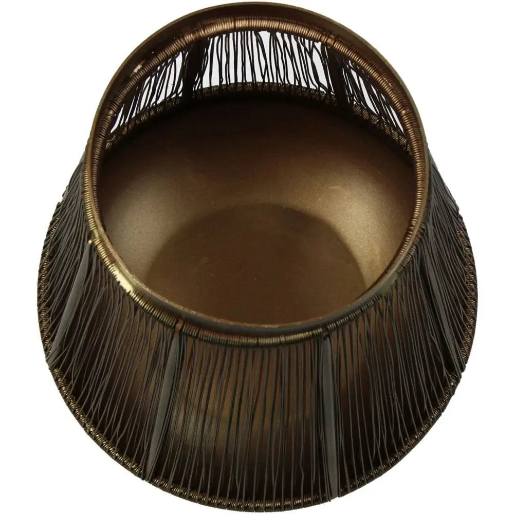 Iver Candle Holder Iron Bronze 19cm Nicholas John Interiors