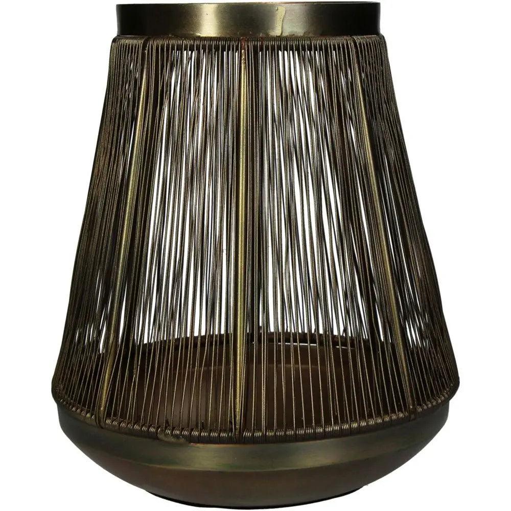 Iver Candle Holder Iron Bronze 19cm Nicholas John Interiors