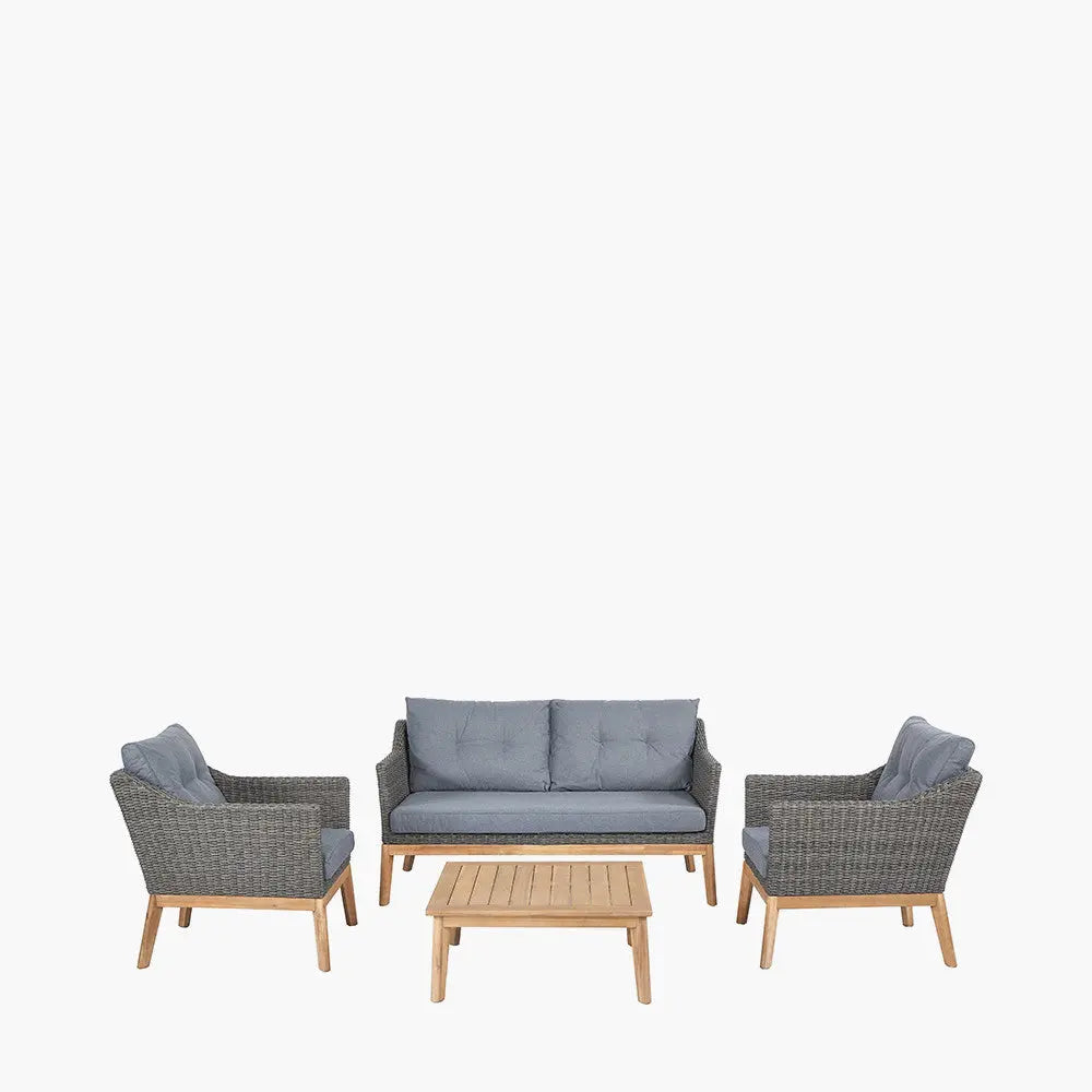 Larissa Kubu Grey Outdoor Seating Set - Pacific Lifestyle  Nicholas John Interiors