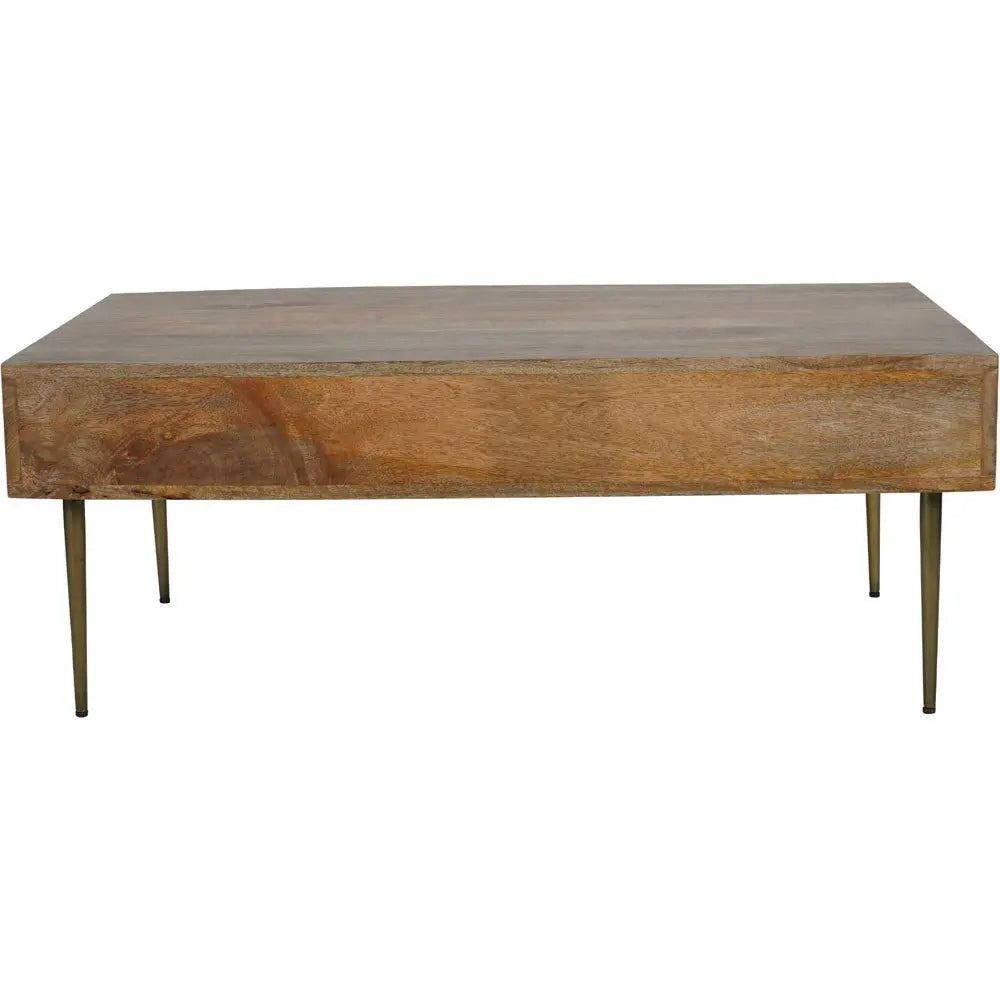 Leighton Bone and Mango Wood Coffee Table Coffee Table