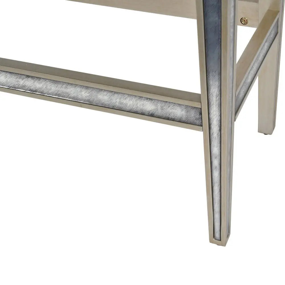 Lennox Antique Mirrored Bar Cabinet Cabinet