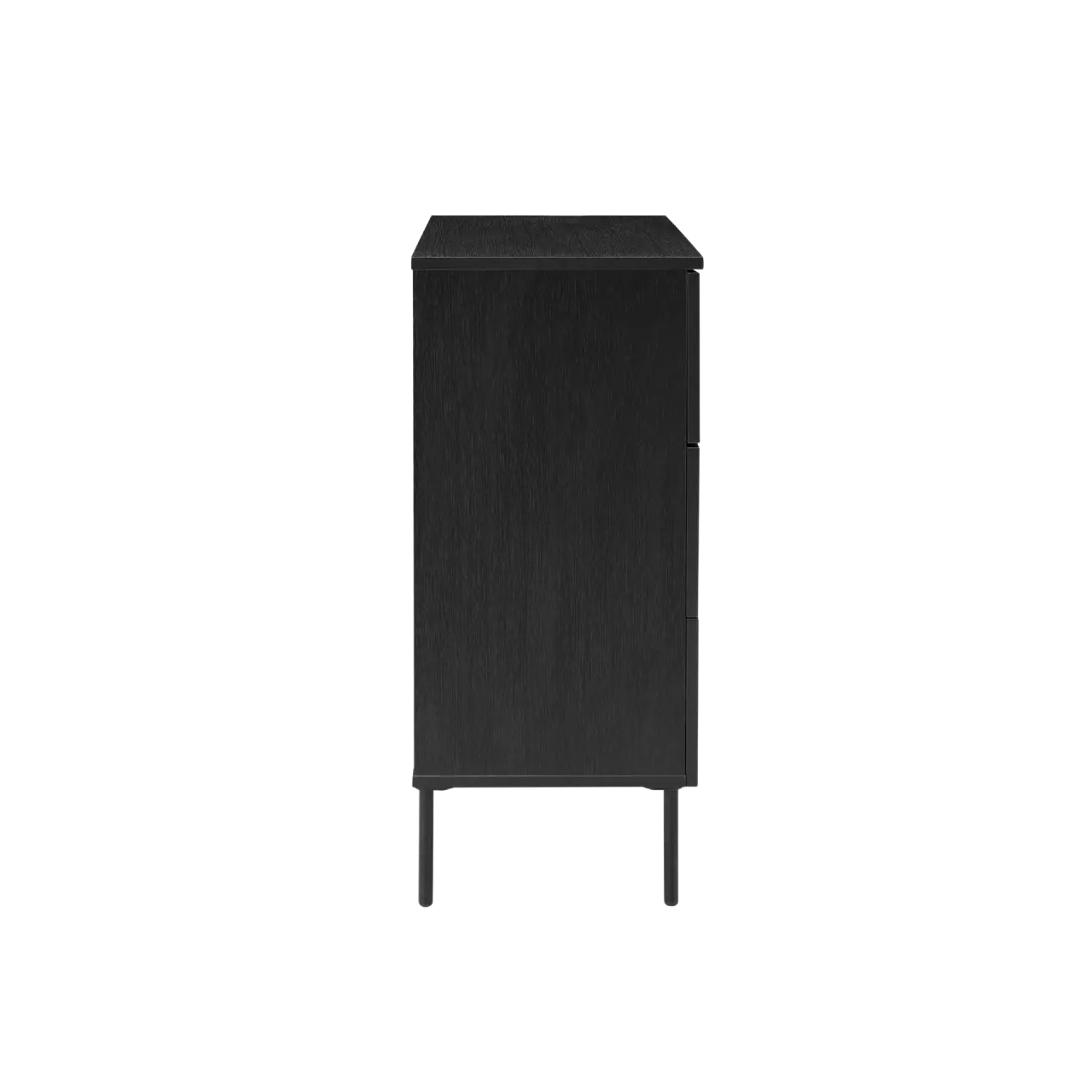 Twenty10 Design Luna 3 Drawer Chest in Black  Nicholas John Interiors