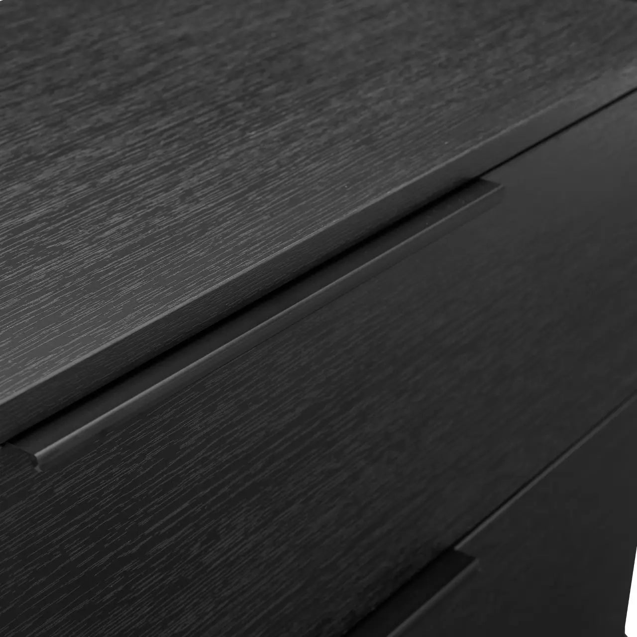 Twenty10 Design Luna 3 Drawer Chest in Black  Nicholas John Interiors