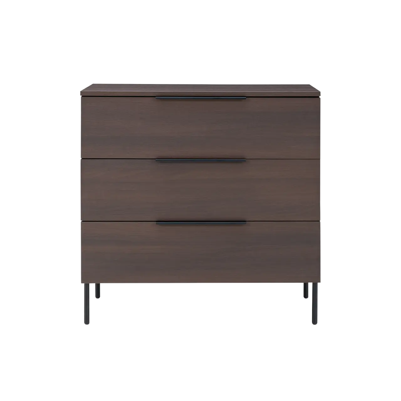 Twenty10 Design Luna 3 Drawer Chest - Espresso  Nicholas John Interiors