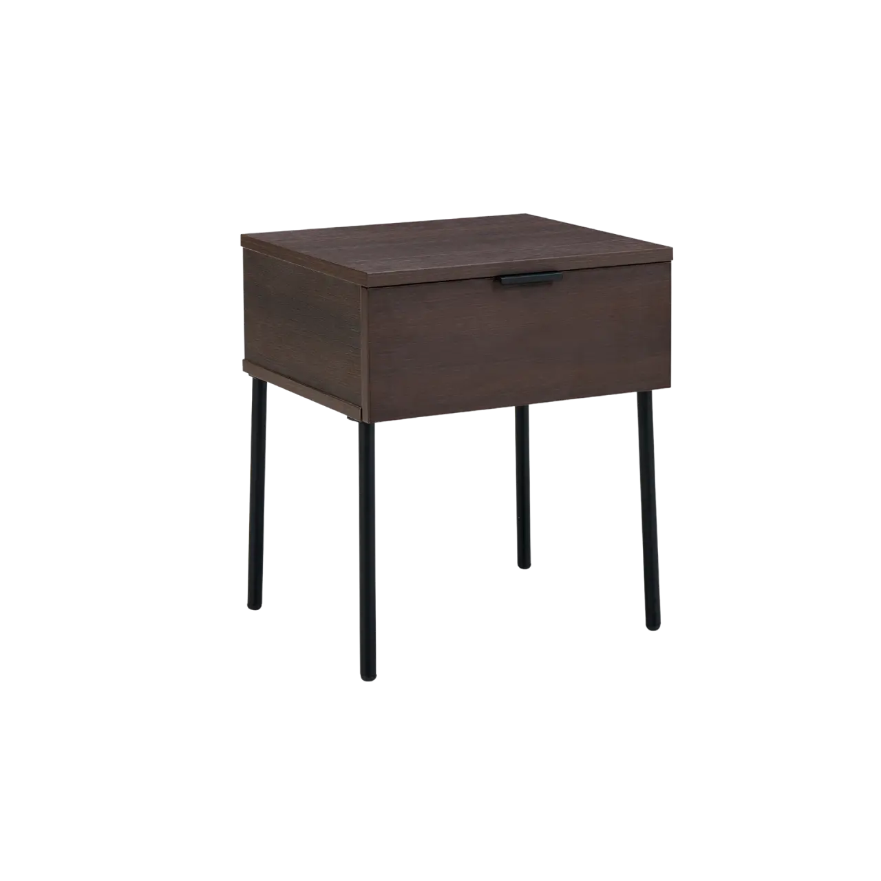 Twenty10 Luna Bedside Table in Espresso - Drawer Modern Cabinet  Nicholas John Interiors