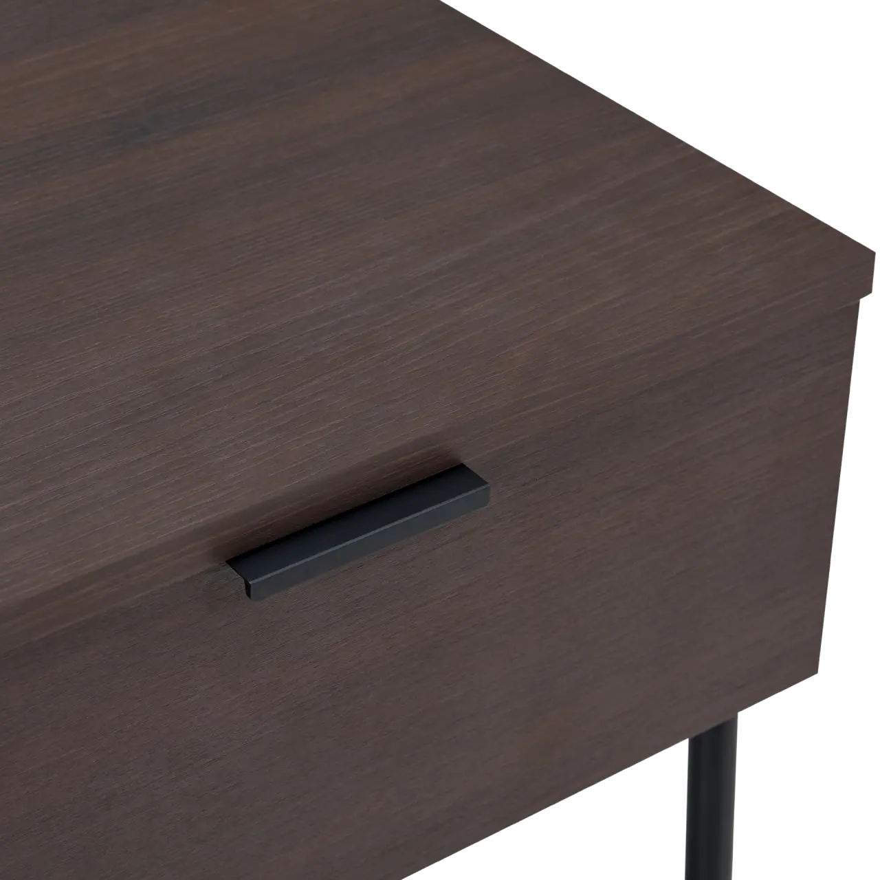 Twenty10 Luna Bedside Table in Espresso - Drawer Modern Cabinet  Nicholas John Interiors