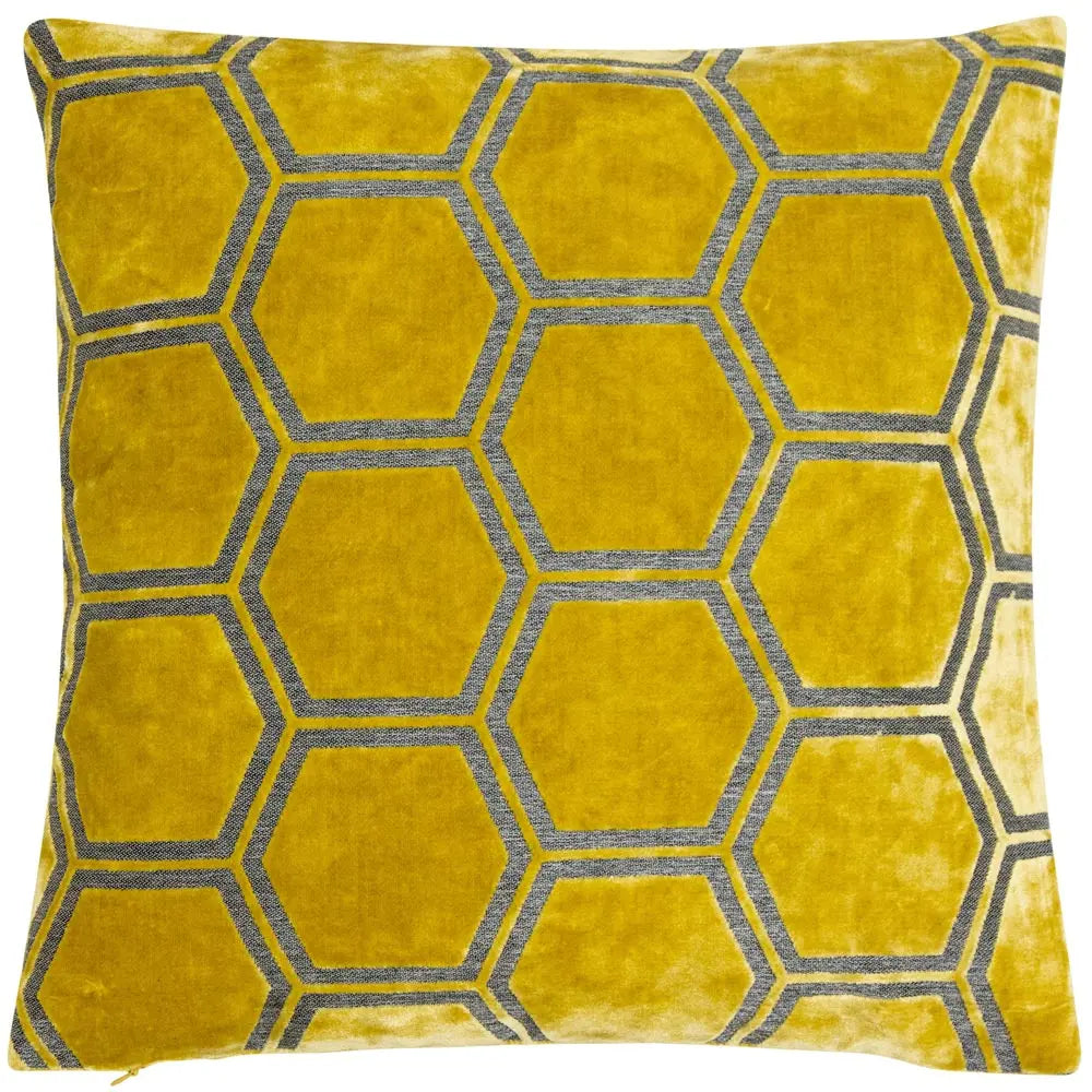 Malini Ivor Mustard Cushion