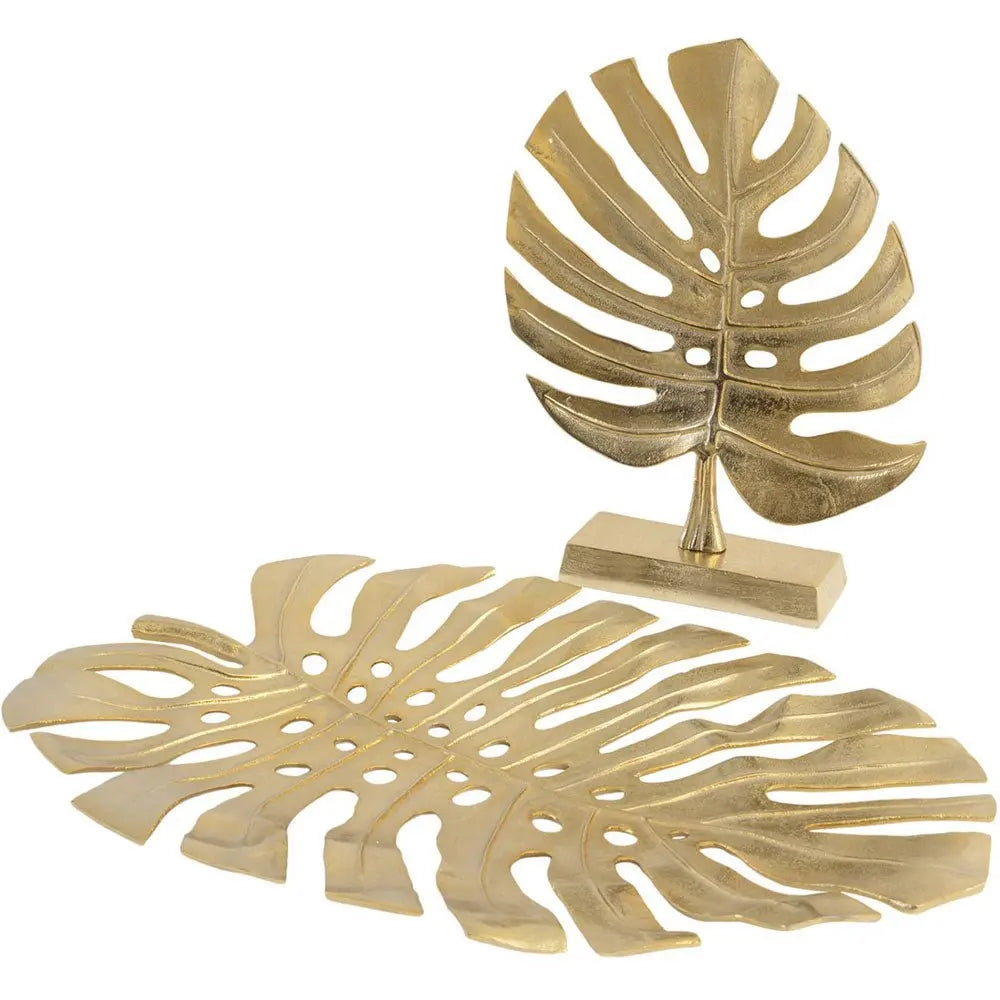 Monte Gold Leaf Aluminium Sculpture