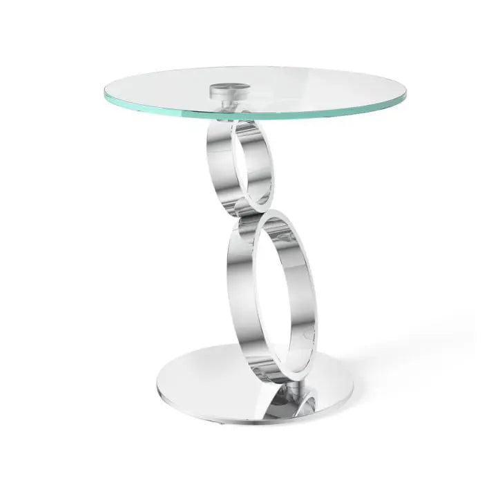 Olympia Glass Side Table