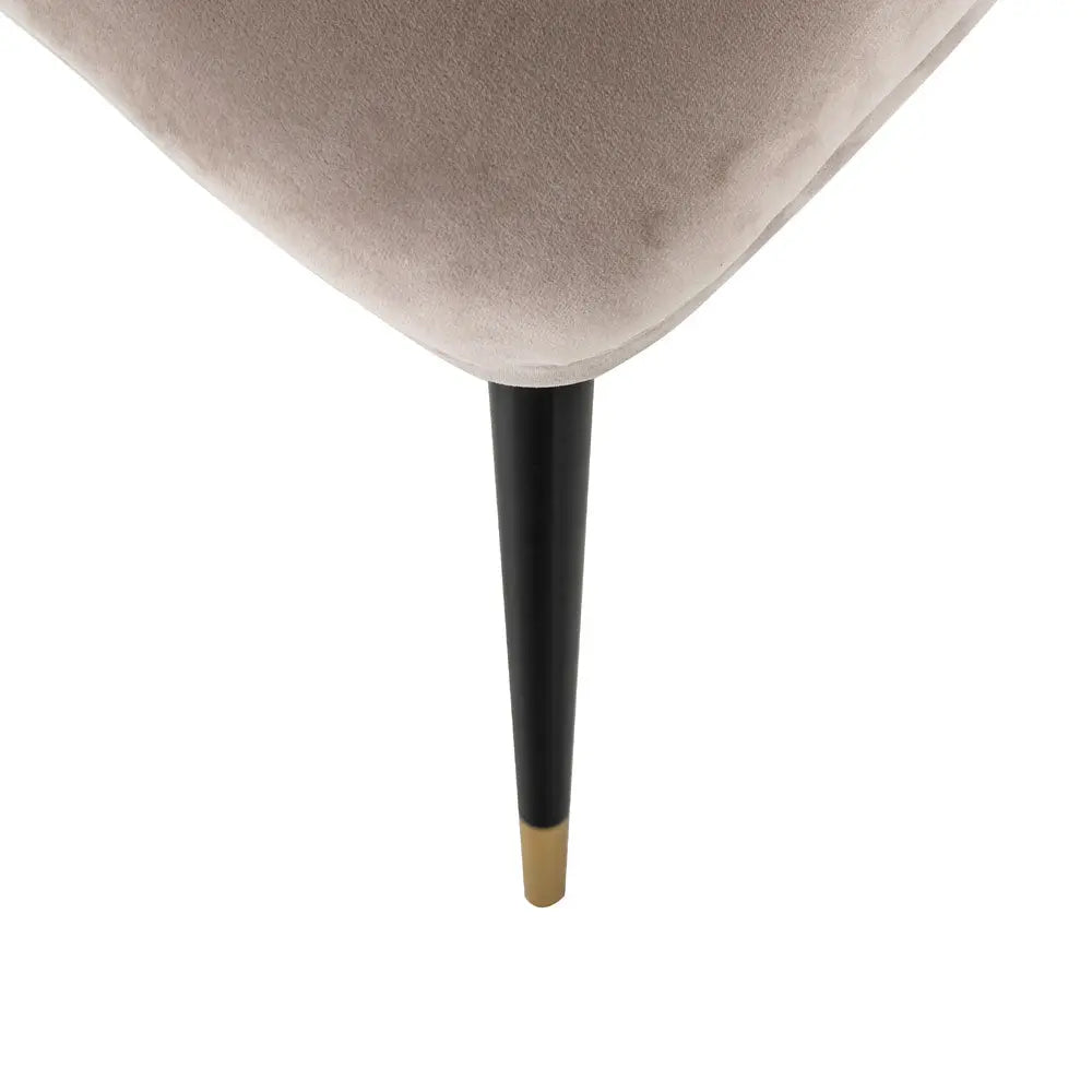 Richmond Interiors Alicia Chair in Khaki Velvet Dining Chair