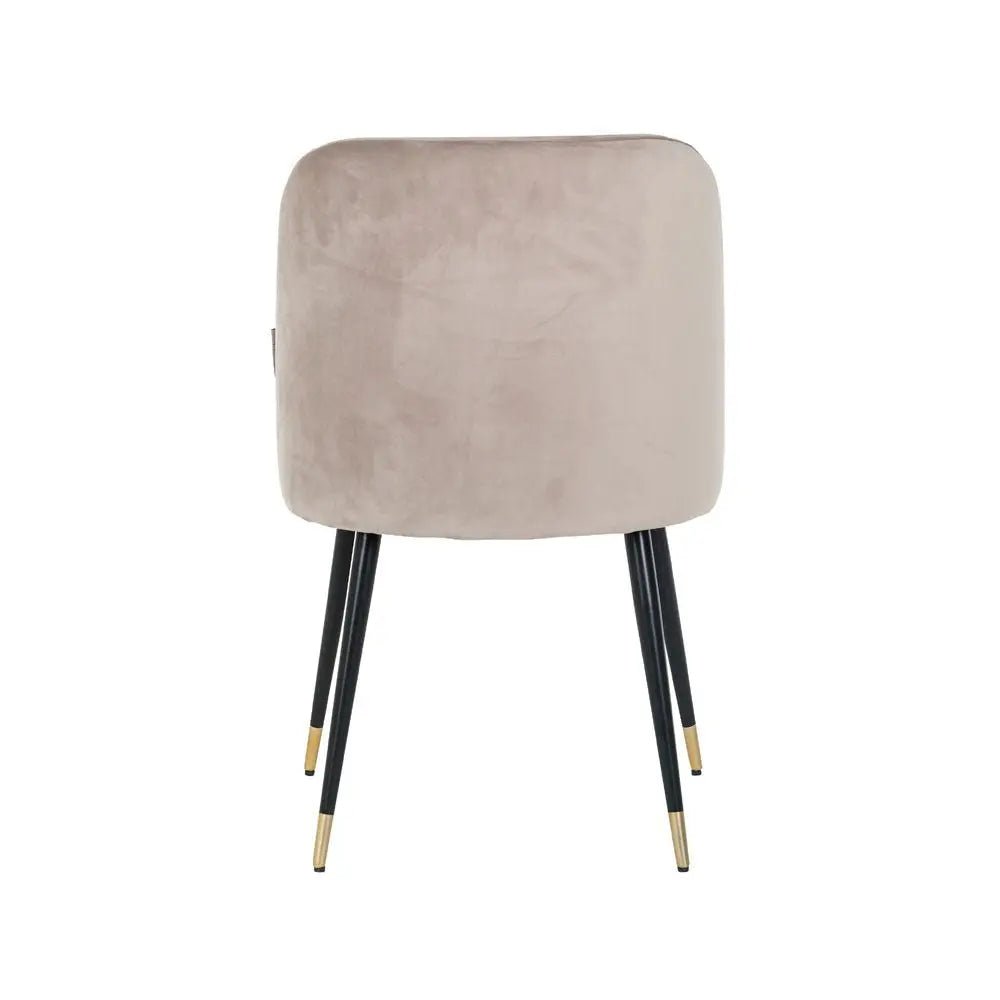 Richmond Interiors Alicia Chair in Khaki Velvet Dining Chair
