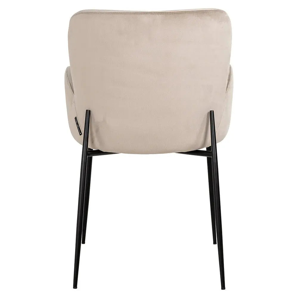 Richmond Interiors Amber Armchair in Khaki Velvet Nicholas John Interiors