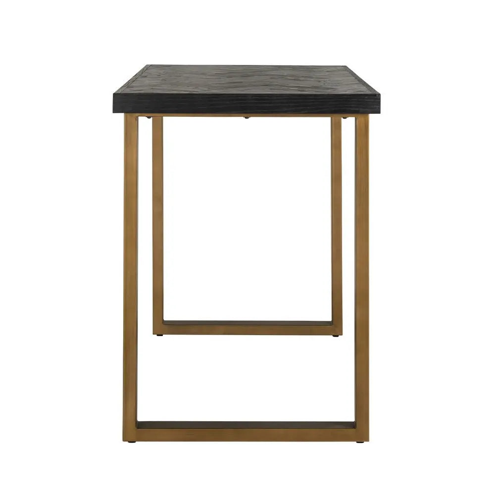 Richmond Interiors Blackbone Brass Bar Table Nicholas John Interiors
