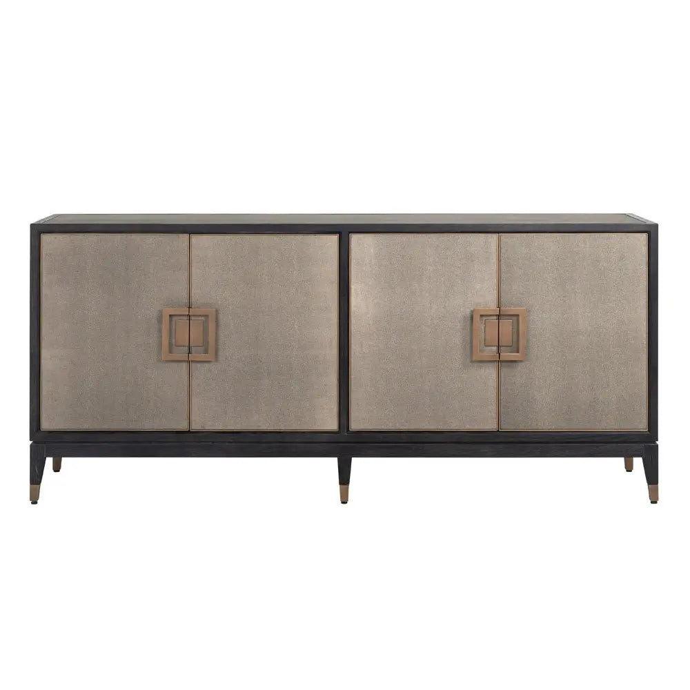 Richmond Interiors Bloomville 4 Door Sideboard in Gold Sideboard