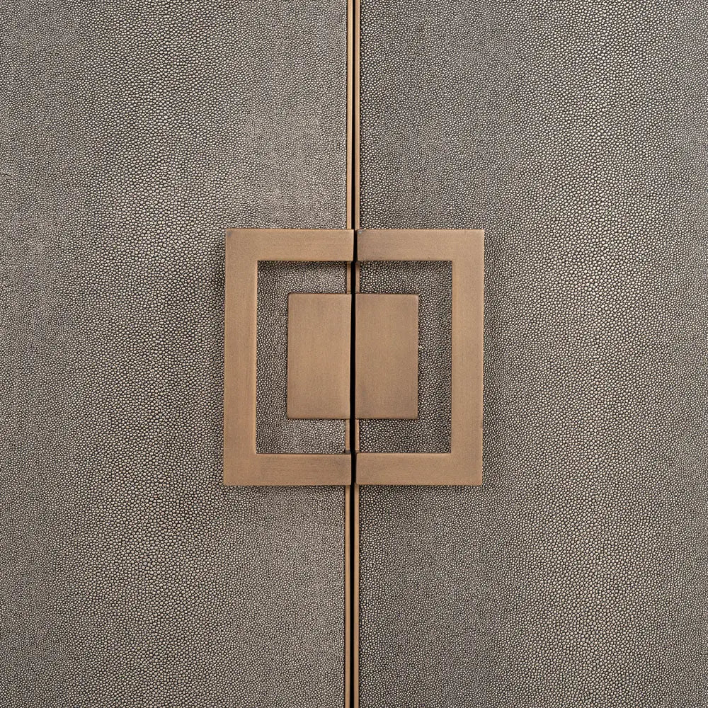 Richmond Interiors Bloomville 4 Door Sideboard in Gold Sideboard