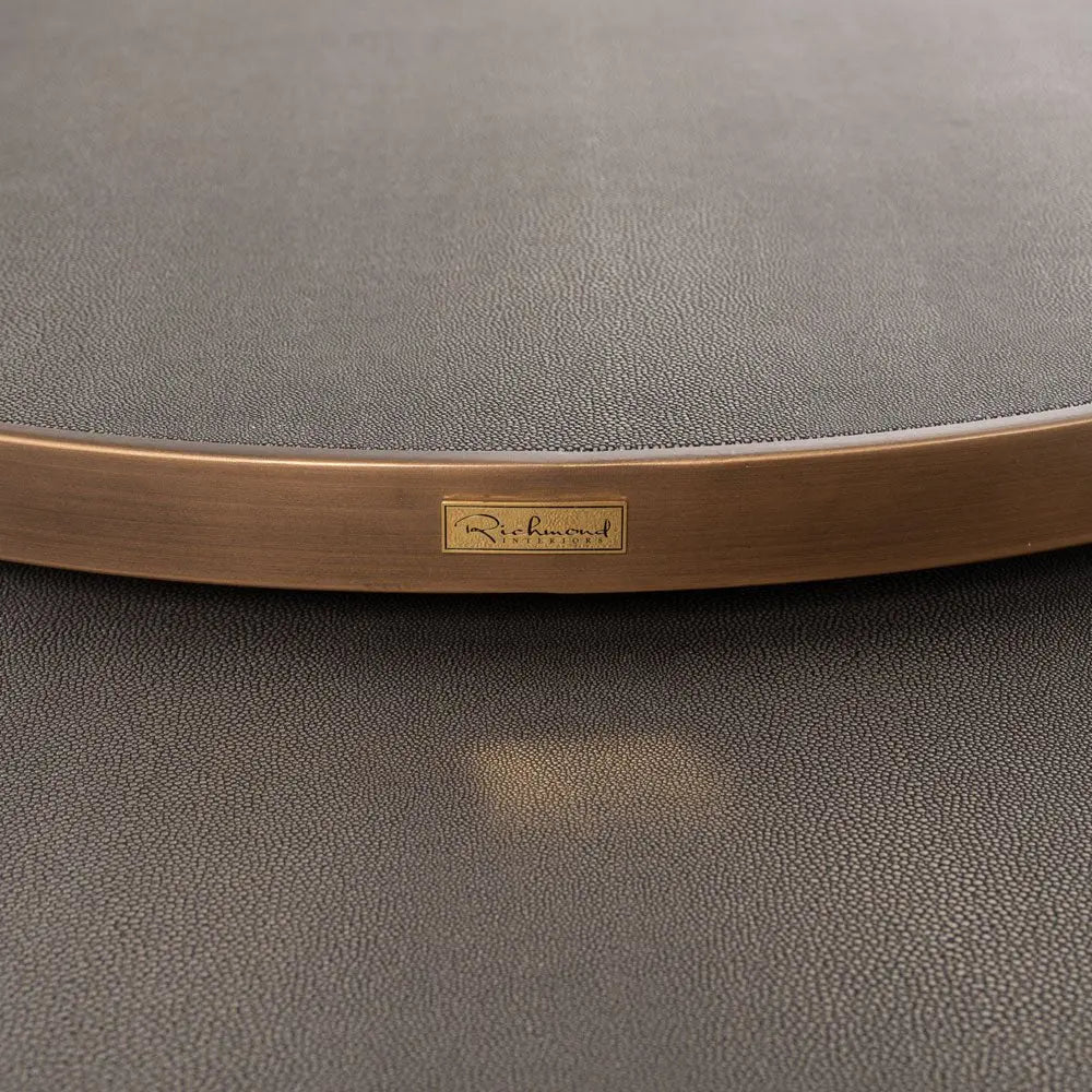 Richmond Interiors Bloomville Set of 2 Coffee Tables in Gold Coffee Table