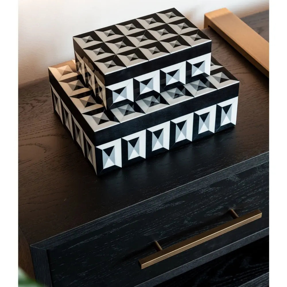 Richmond Interiors Cambon 3 Drawer Sideboard in Dark Coffee Sideboard