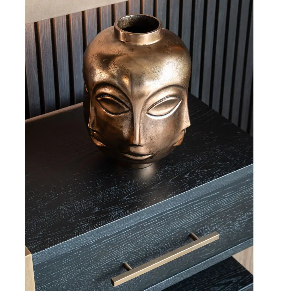 Richmond Interiors Cambon 3 Drawer Sideboard in Dark Coffee Sideboard