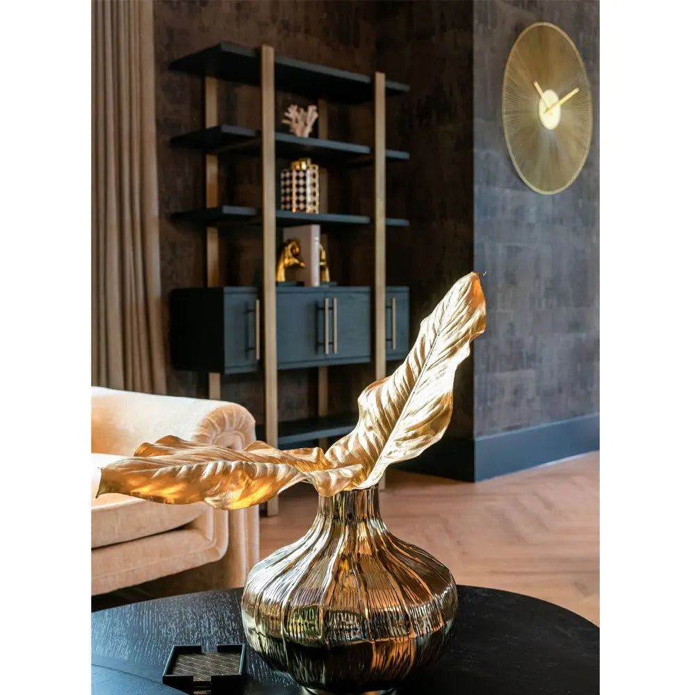 Richmond Interiors Cambon Display Unit in Dark Coffee Display Cabinet