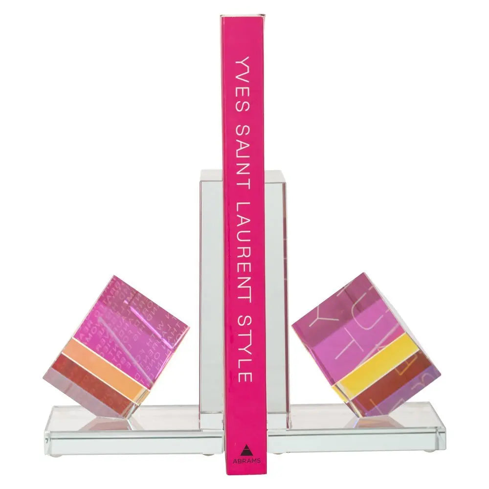 Richmond Interiors Crystal Blocks Bookend