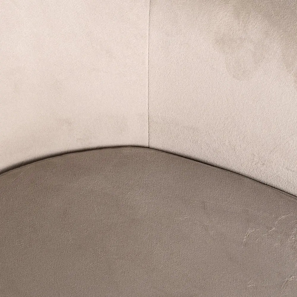 Richmond Interiors Fay Chair in Khaki Velvet Dining Chair