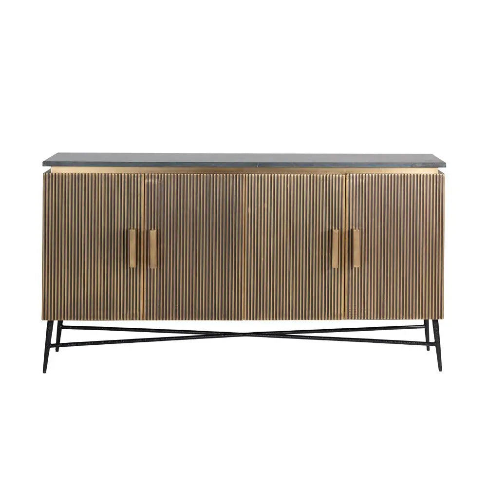 Richmond Interiors Ironville 4 Door Sideboard Sideboard