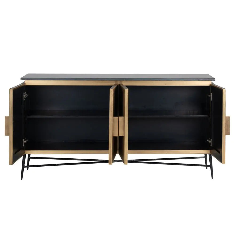 Richmond Interiors Ironville 4 Door Sideboard Sideboard