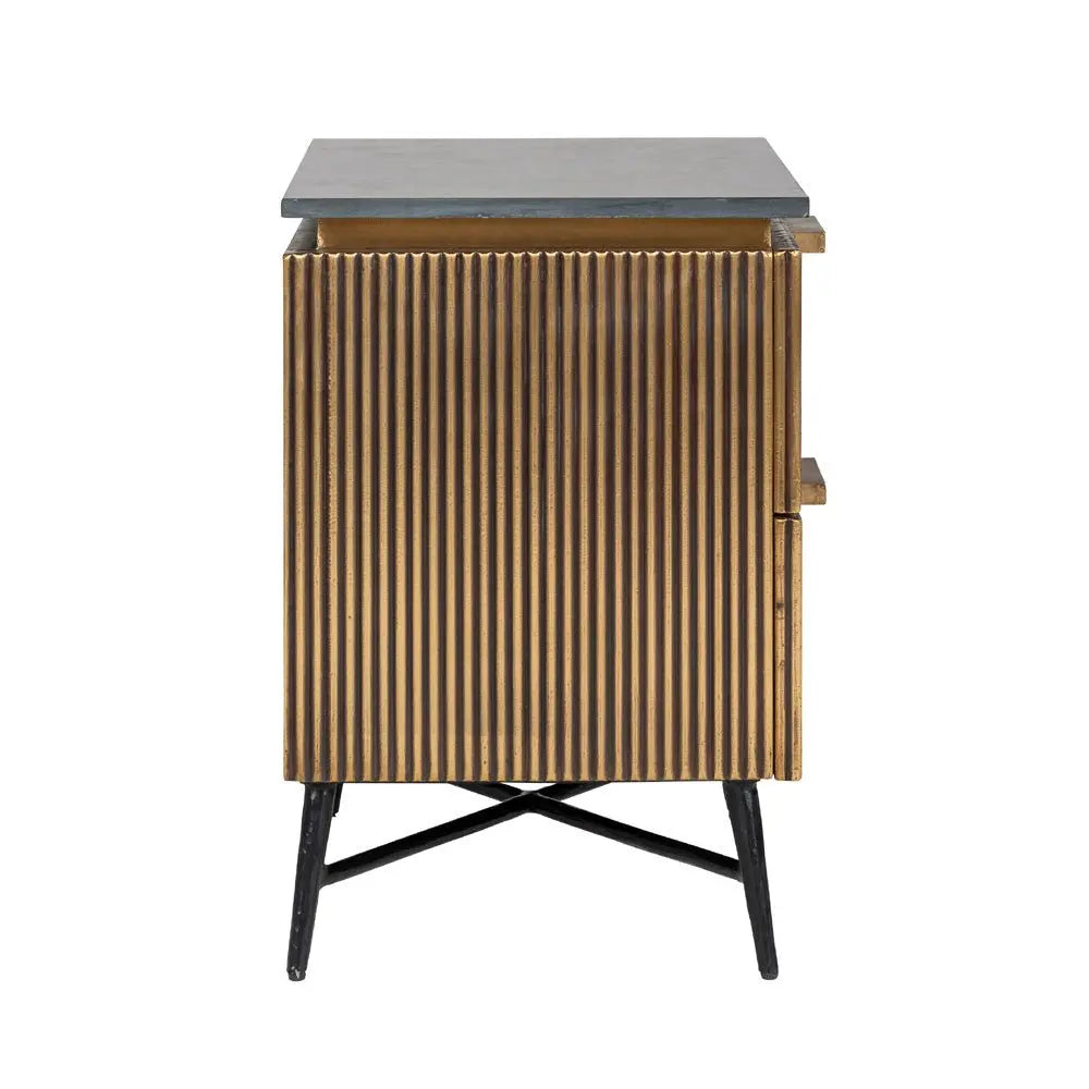 Richmond Interiors Ironville Bedside Cabinet Bedside Table