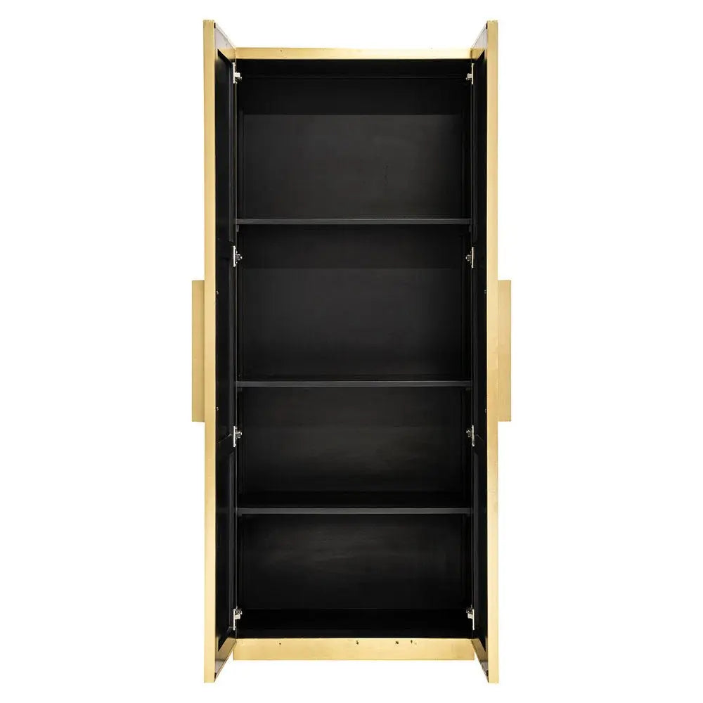Richmond Interiors Ironville Gold Cabinet Cabinet