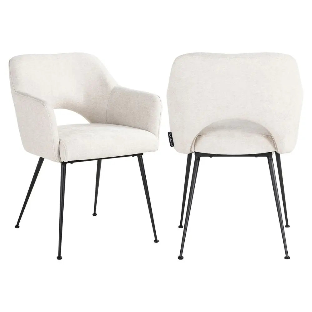 Richmond Interiors Jenthe Chair in Nature Giulia Dining Chair