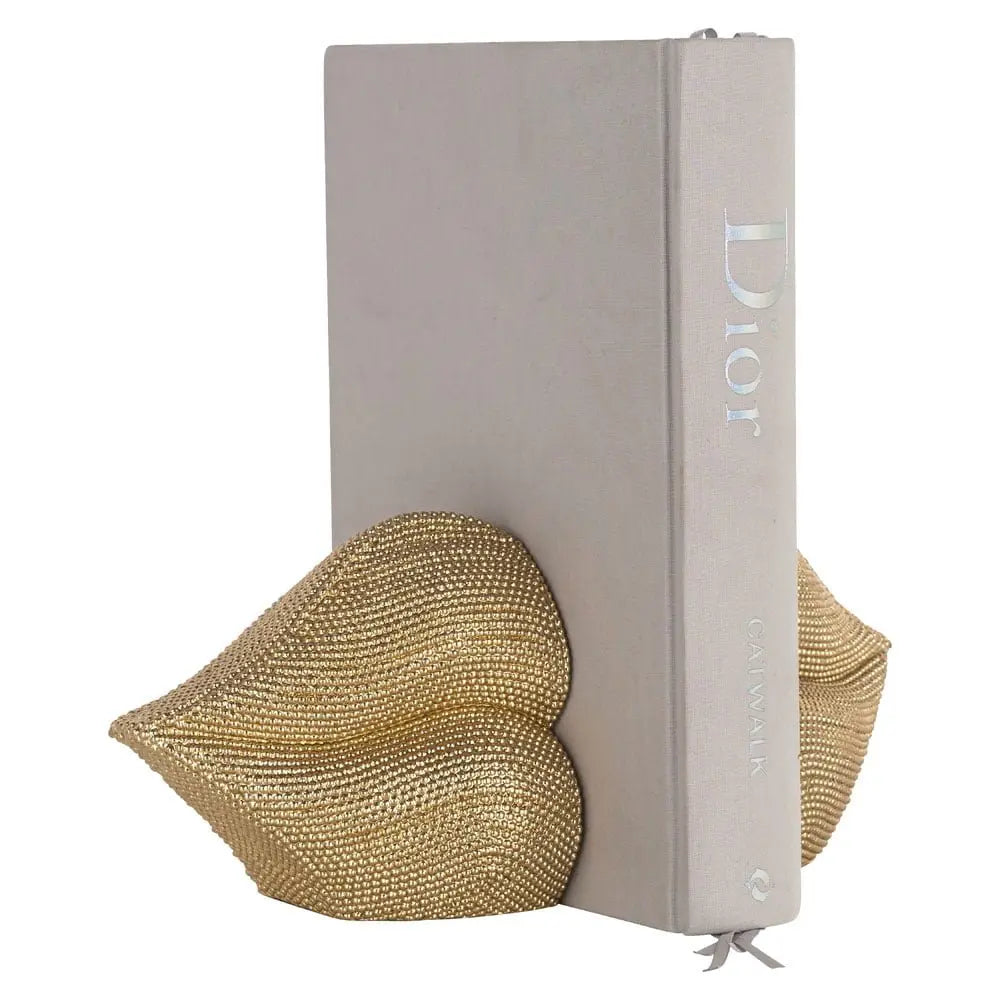 Richmond Interiors Kiss Bookend in Gold