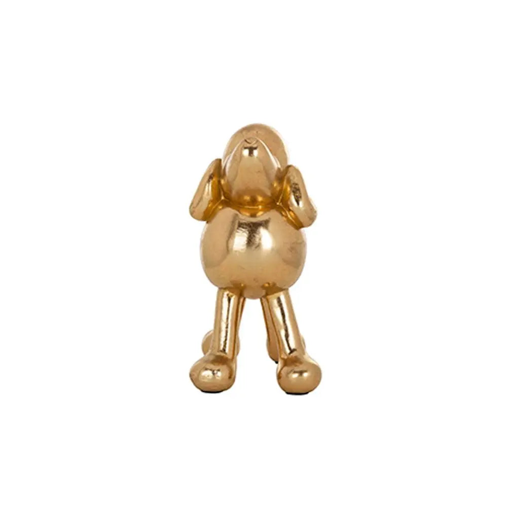 Richmond Interiors Miro Dog Art Decoration in Gold
