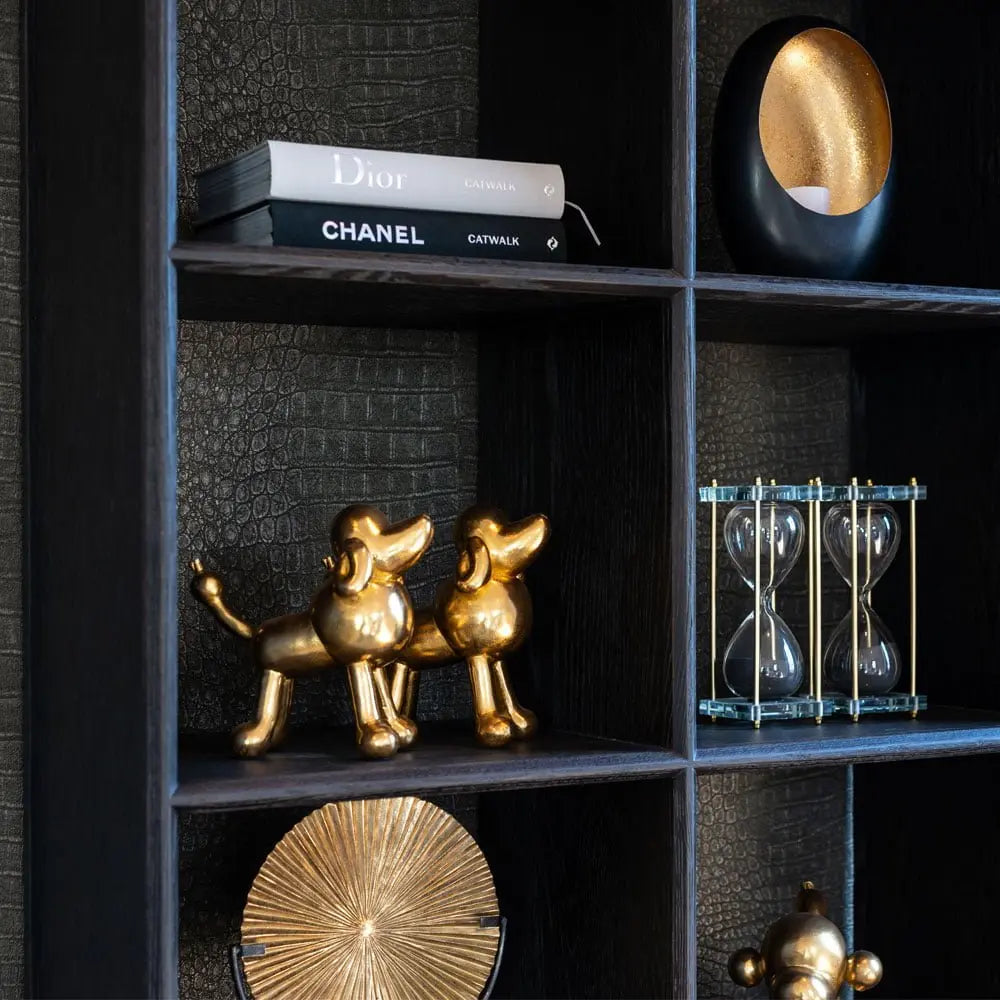 Richmond Interiors Miro Dog Art Decoration in Gold