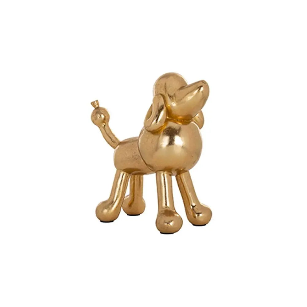 Richmond Interiors Miro Dog Art Decoration in Gold