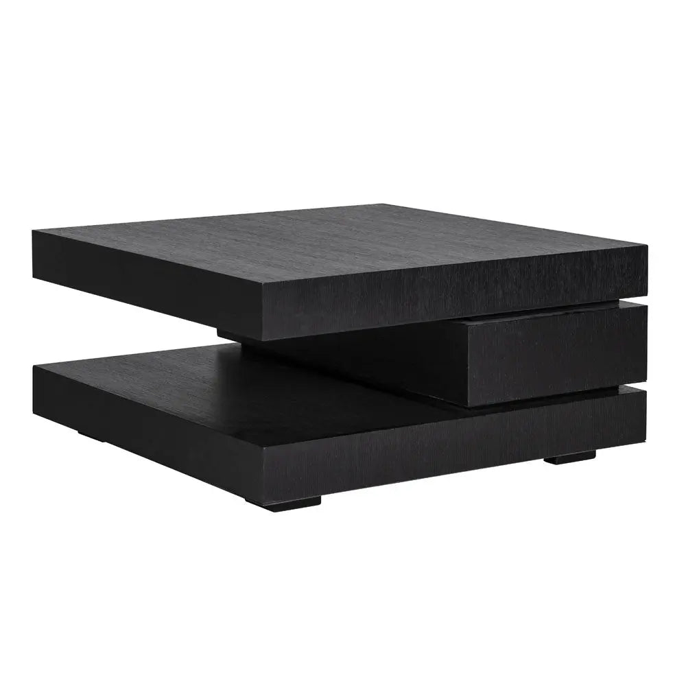 Richmond Interiors Oakura Coffee Table Blok C in Black Coffee Table