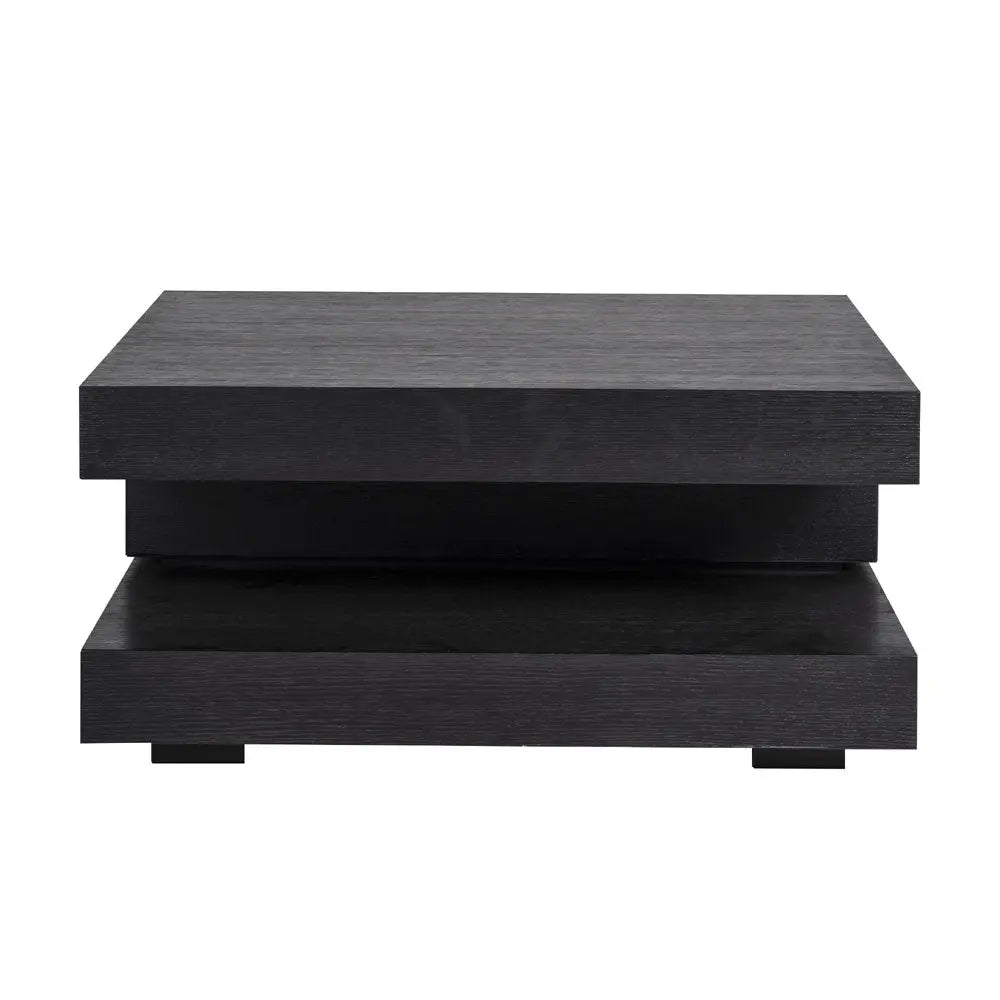 Richmond Interiors Oakura Coffee Table Blok C in Black Coffee Table