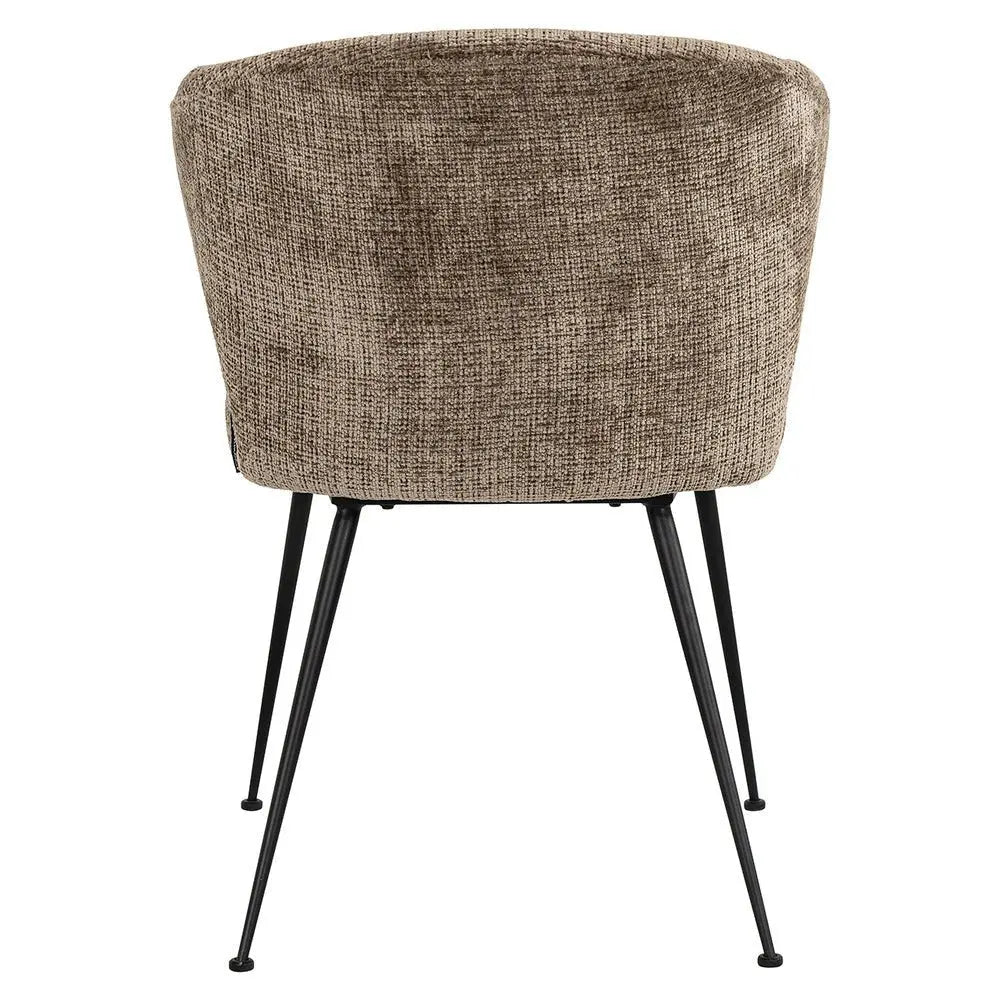 Richmond Interiors Xandra Chair in Stone Chenille Dining Chair