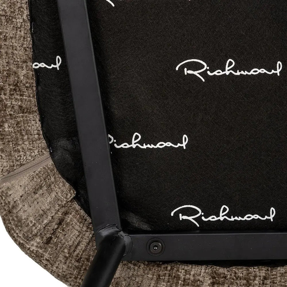 Richmond Interiors Xandra Chair in Stone Chenille Dining Chair