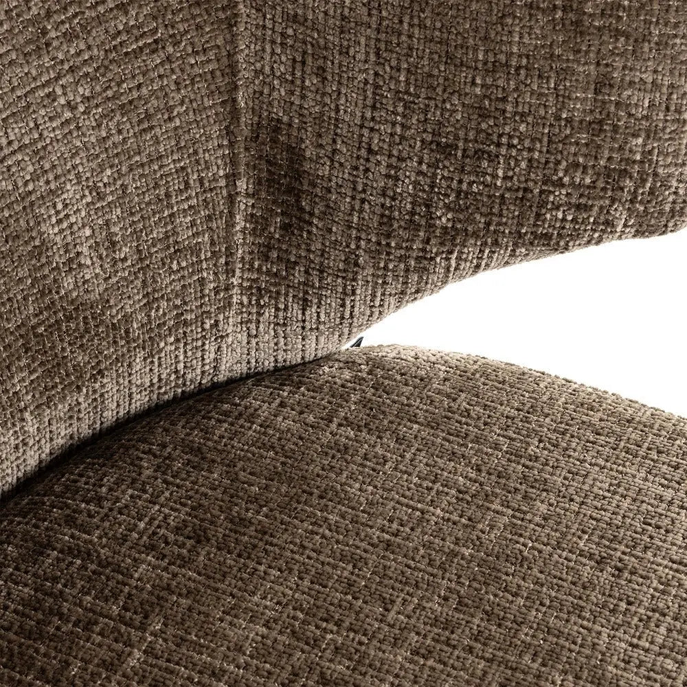 Richmond Interiors Xandra Chair in Stone Chenille Dining Chair