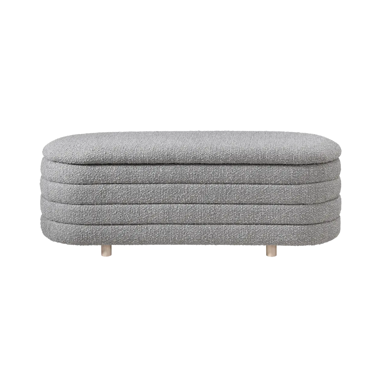 Twenty10 Design Ripple Ottoman in Cologne-Dove  Nicholas John Interiors