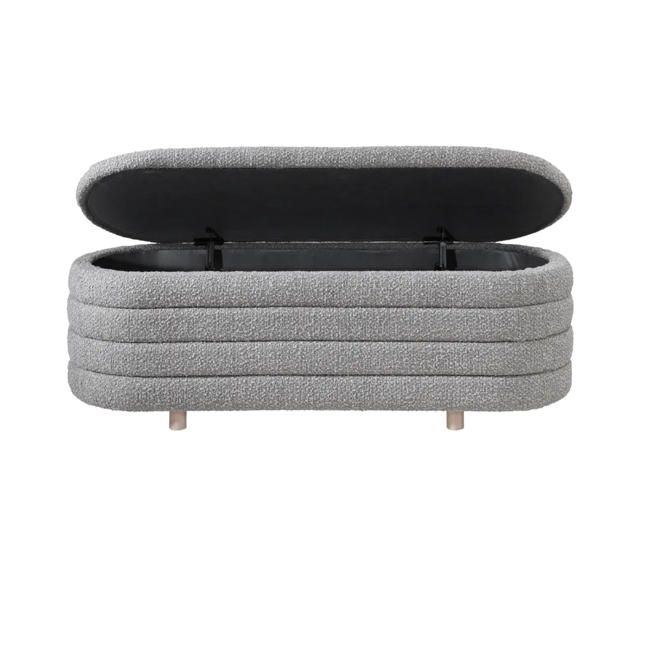 Twenty10 Design Ripple Ottoman in Cologne-Dove  Nicholas John Interiors