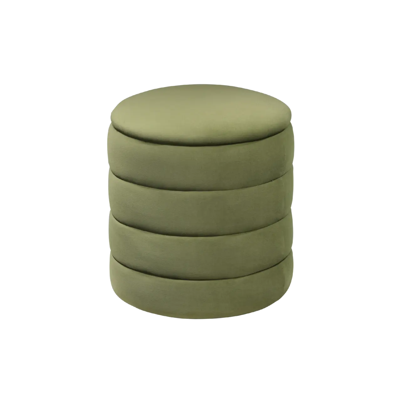 Twenty10 Design Ripple Round Stool in Olive Green  Nicholas John Interiors