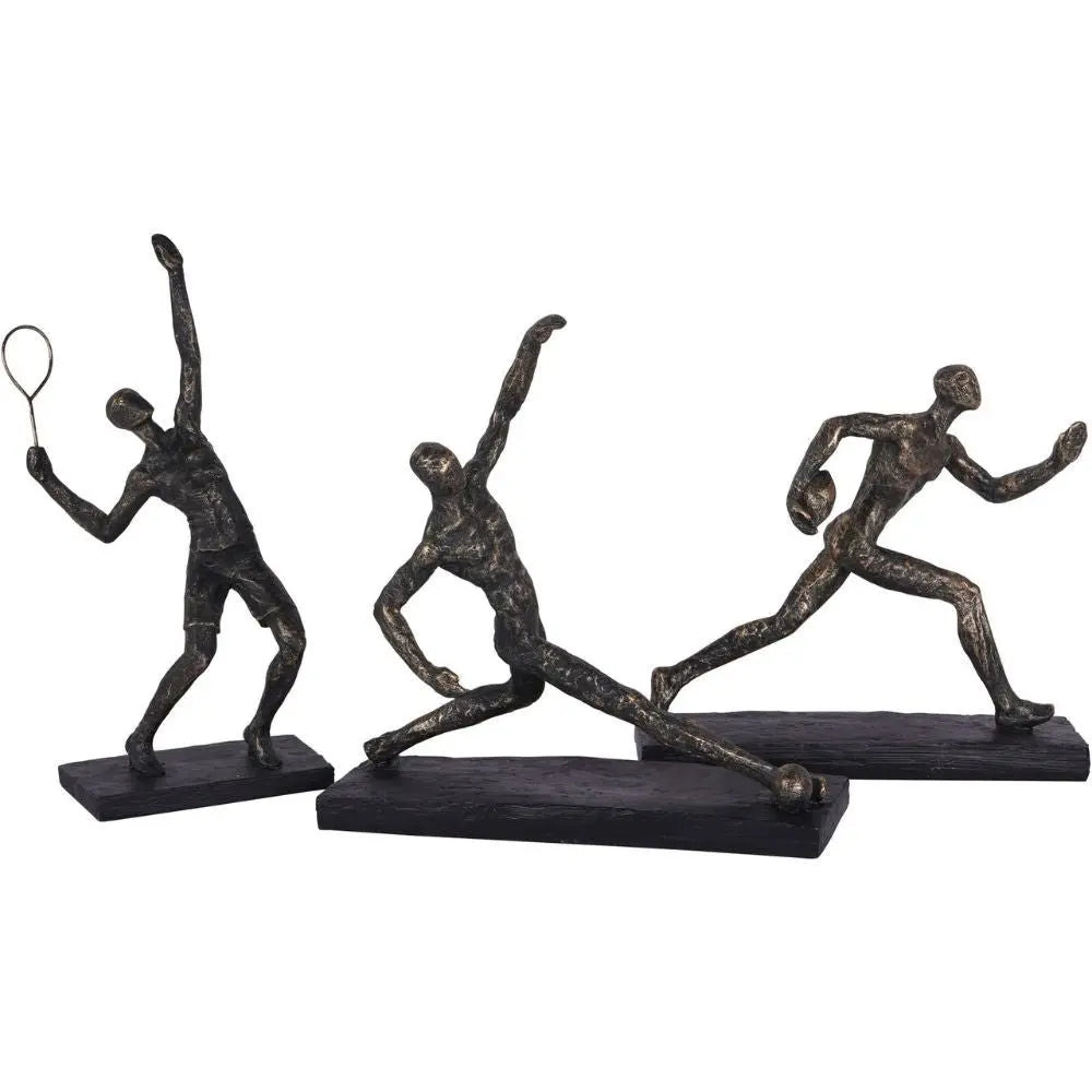 Rugby Player Sculpture