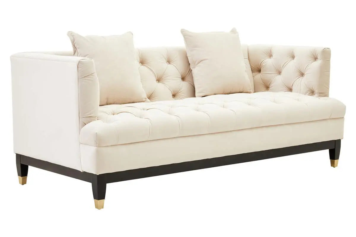 Sirella 2 Seat Ivory Fabric Sofa Sofa